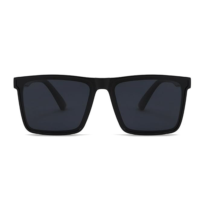 Karsaer Oversized Square Frame Polarized Sunglasses for Women Men UV Protection Stylish E1290