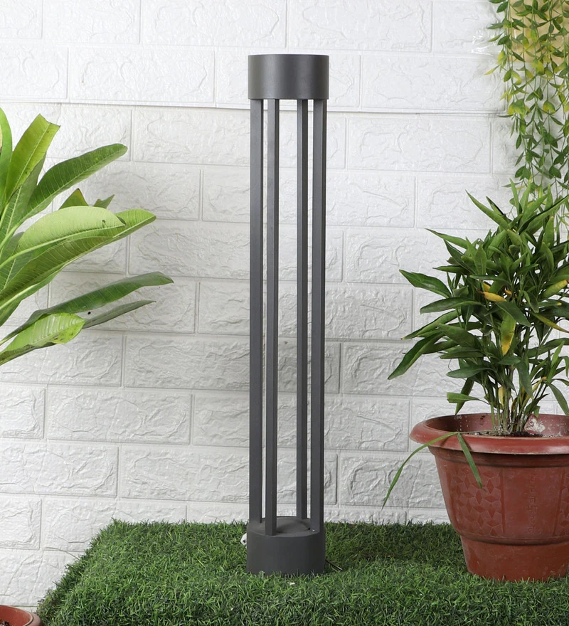 grey Aluminium Garden Light