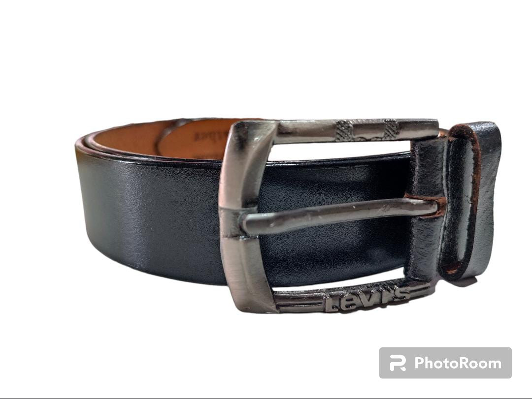 LEVI'S  Men Casual Black/Brown Genuine Leather Belt