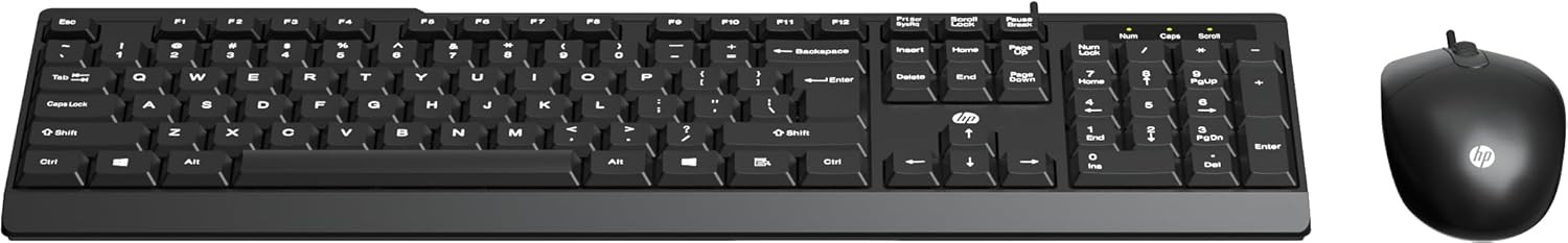 HP KM120 Wired Mouse and Keyboard Combo (AB3D0AA)