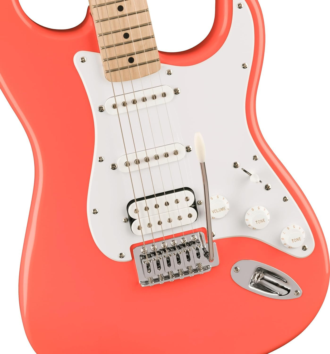 Fender Squier Sonic Strat HSS Maple Wpg Tahitian Coral 373202511