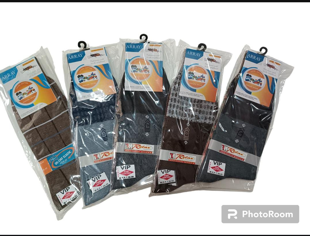 Array pure cotton Socks(Pack of 5)