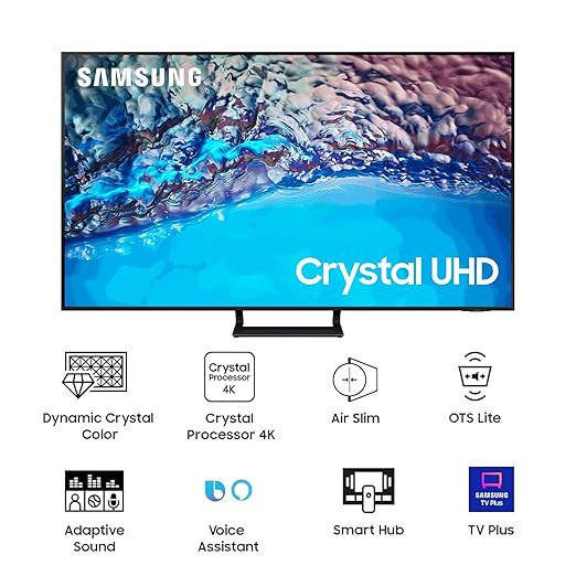 Samsung 138 cm (55 inches) 4K Ultra HD Smart LED TV UA55BU8570ULXL (Black)