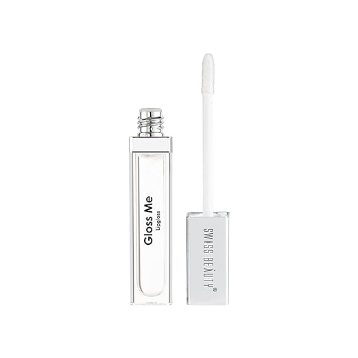 Swiss Beauty Gloss Me Lip Gloss | Lightweight | Glossy Finish | Non-sticky |With Jojoba Oil & Glycerine | 8gm