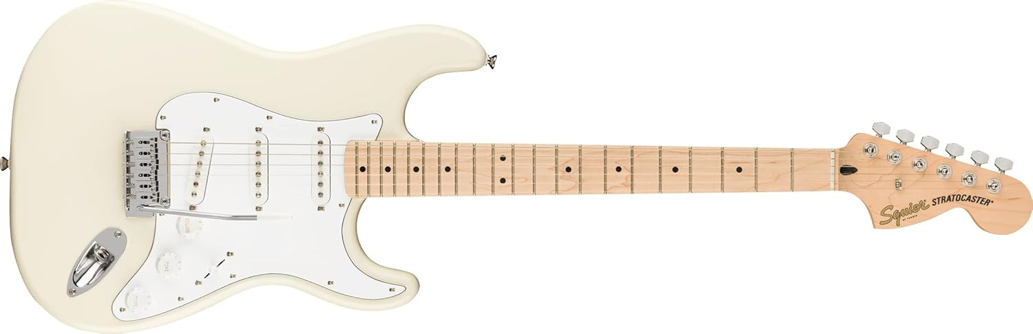 Fender Squier Affinity Strat Maple Olympic White 378002505