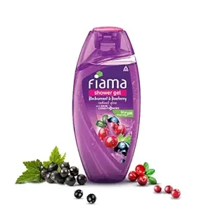 Fiama Body Wash Shower Gel Blackcurrant & Bearberry, 250ml, Body Wash for Women & Men with Skin Conditioners for Radiant Glow, Suitable for All Skin Types