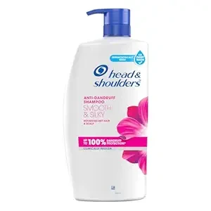 Head & Shoulders Smooth and Silky, Anti Dandruff Shampoo for Women & Men , 1 L