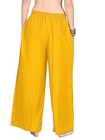 Women's Ston Work Rayon Regular Palazzo Pant