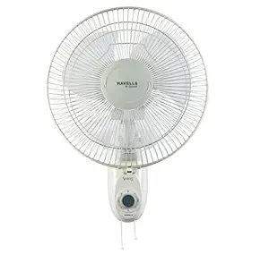 Havells Swing High Speed 300mm Wall Mounted Fan | High-Performance, Wall Fan for Kitchen & Home, Smooth Oscillation, 100% Copper Motor | 3-Speed Control, 2-Year Warranty | (Pack of 1, Off White)