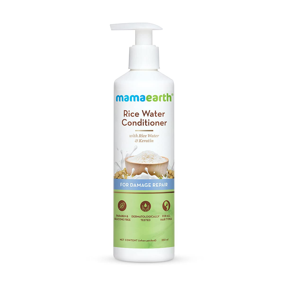Mamaearth Rice Water Conditioner for Dry & Damaged Hair