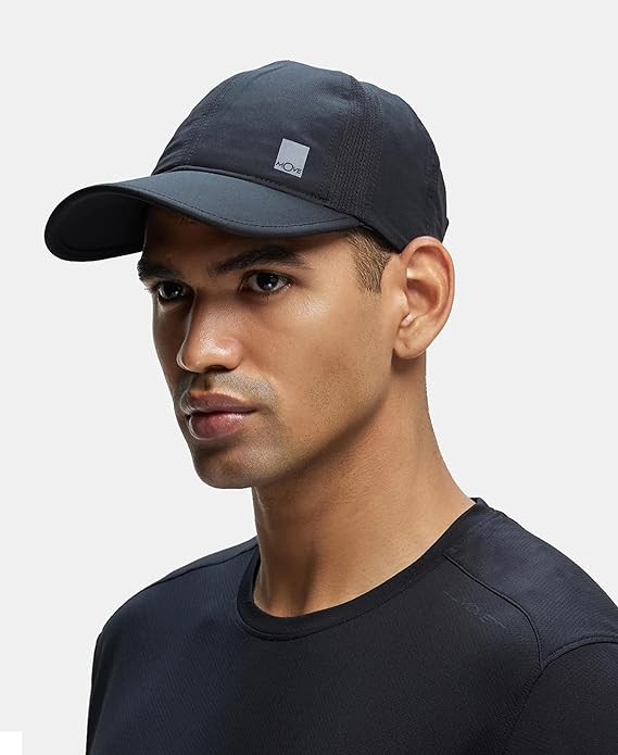 Jockey CP21 Polyester Solid Cap with Adjustable Back Closure and Stay Dry Technology