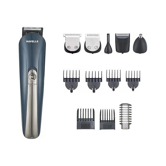 MI Xiaomi Grooming Kit,(Trimmer Kit) All-In-One Professional Styling trimmer, Body Groomer, Nose & Ear Hair Trimming blade, Beard Comb,40 Length