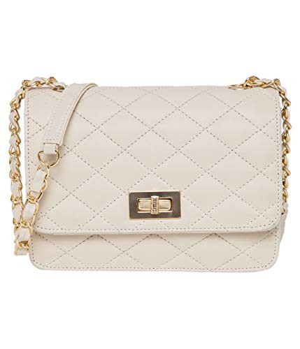 ADISA Women's Girls Quilted Cross Body Sling Bag (SL5059-NEW)