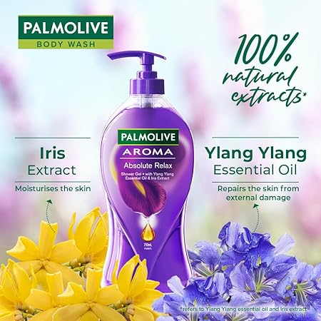 Palmolive Aroma Therapy Absolute Relax Shower Gel, 750ml and Palmolive Aroma Sensual Shower Gel, 750ml Pump