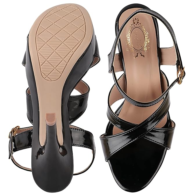 Marc Loire Women's Tan Brown Wedges High Heels Fashion Sandals