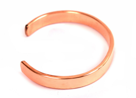 Red & White Designed Copper Bangle set for womens