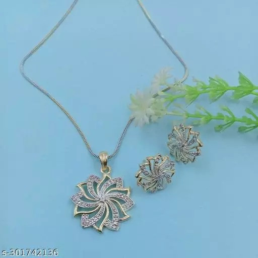 American Diamond Pendant set