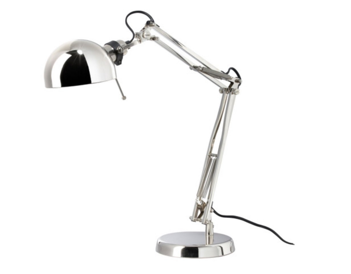 Ikea 40W Work LED Lamp, (Silver, Alloy Steel, Pack Of 1)