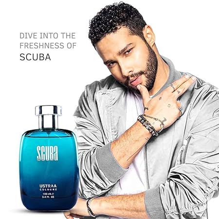 Ustraa Scuba Cologne - 100 ml - Perfume for Men