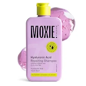 Moxie Beauty Hyaluronic Acid Repair Shampoo | Sulfate-Free & Deep Hydration | Strengthens & Revives Dry Hair | Prevents Frizz & Breakage | 200ml