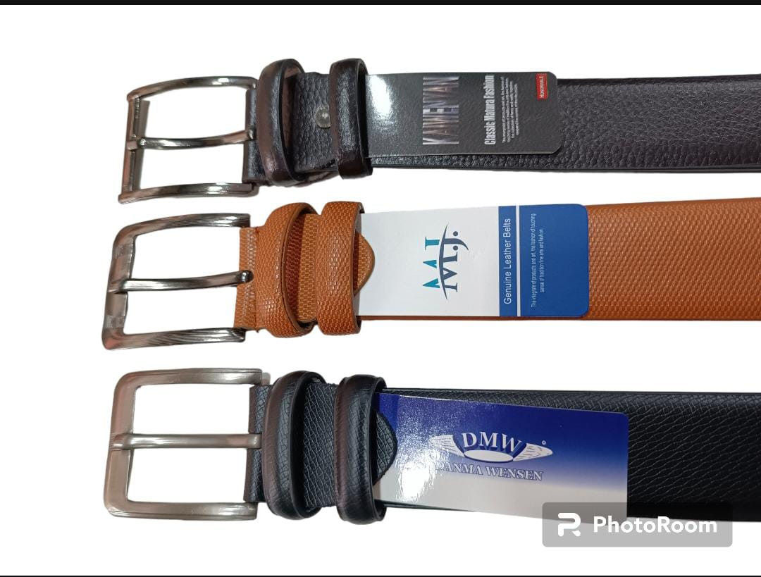 Leather Belts For Men(pack of3)