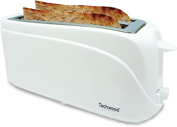 Techwood TGP-502 2 Long Slot Toaster White colour