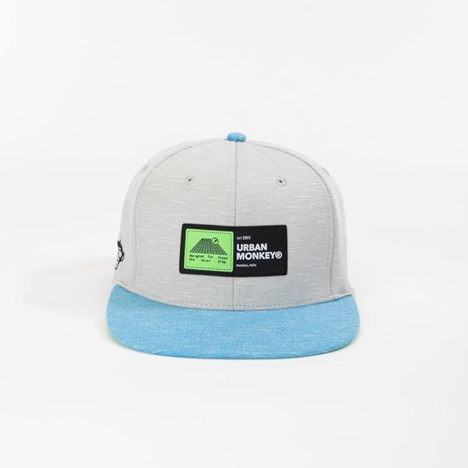 URBAN MONKEY Training 100% Poly Spandex Quick Dry Snapback Cap for Men & Women | Comfort and Style Sports Cap, Designed & Seeking The Perfect Fashion | One Size Fits Most Multicolour