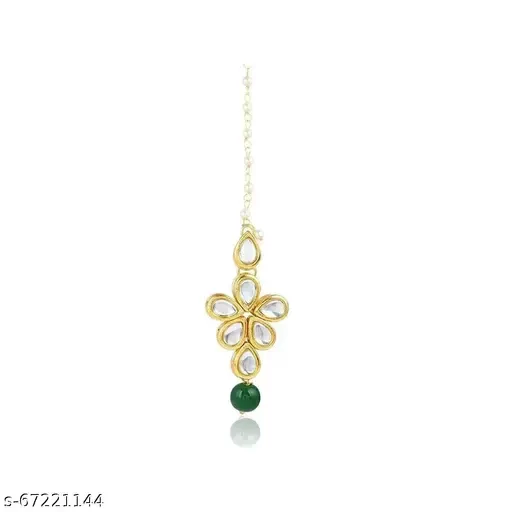 Gold Plated Maang Tikka for Women and Girls